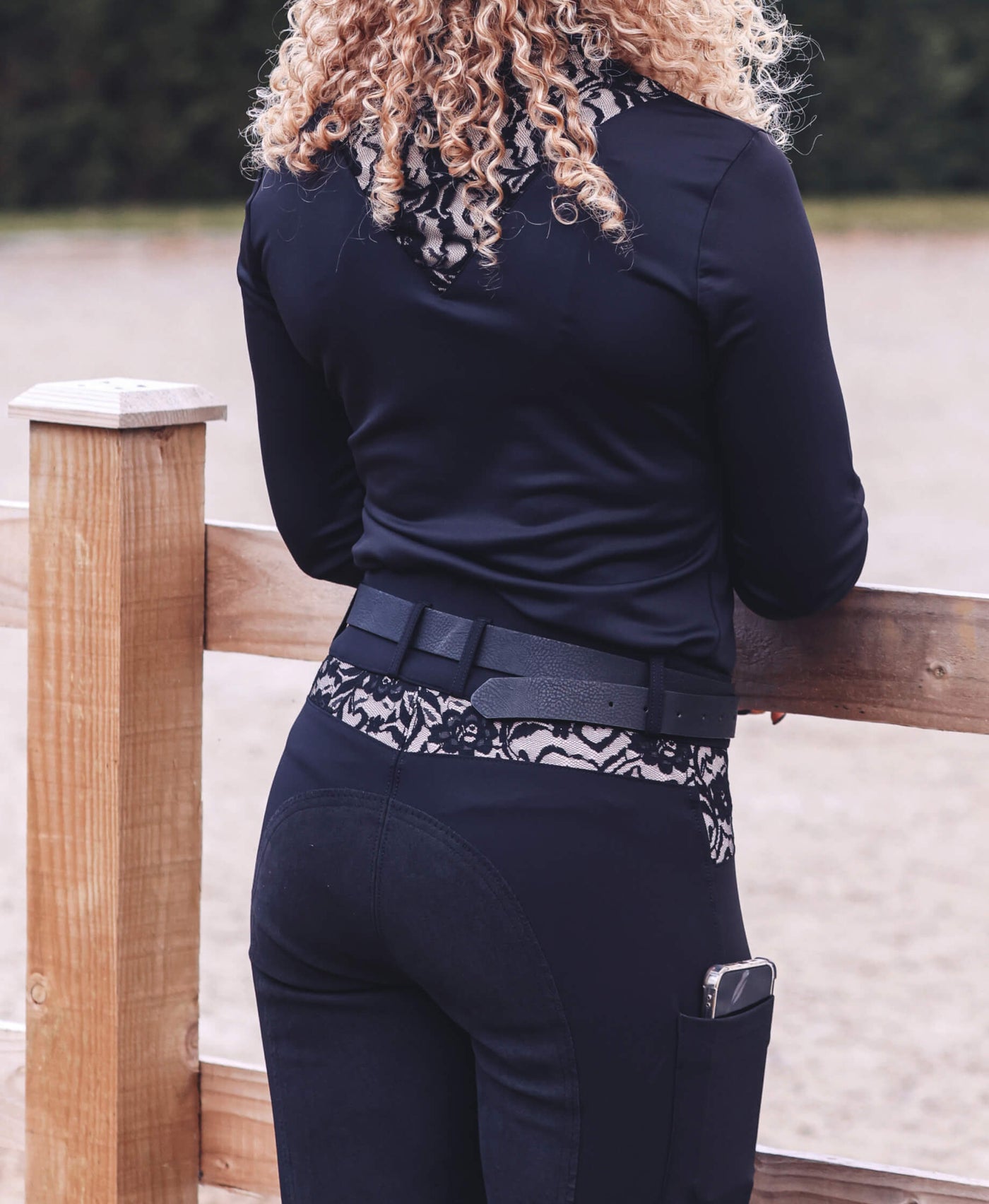 Jet Lace Breeches