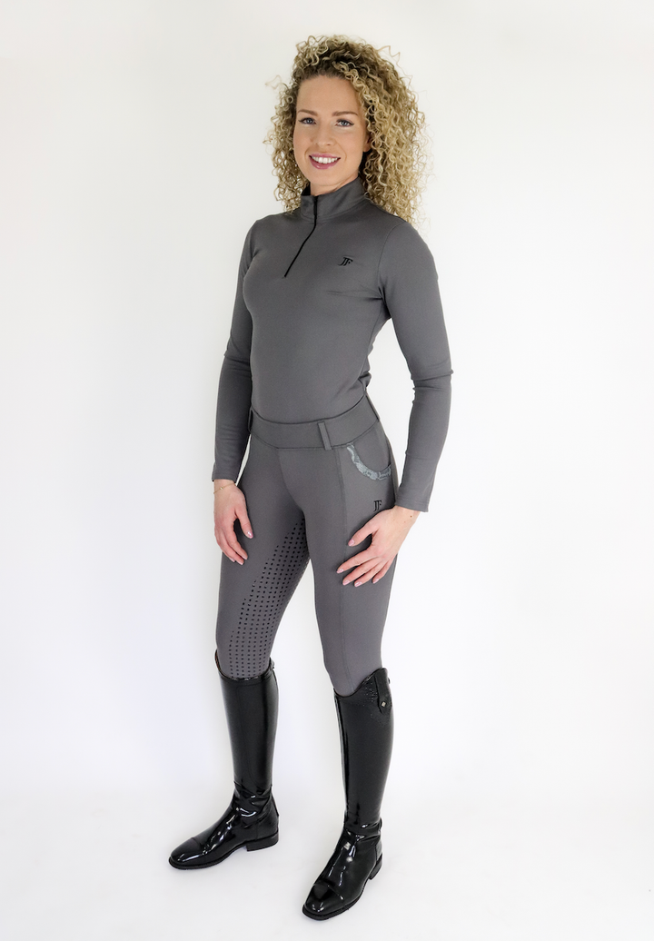 Storm Grey Lace Leggings – jessicafoxequestrian